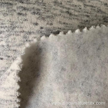 Cationic CVC Fleece Knit Fabric